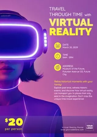 Free Virtual Reality Flyer Templates