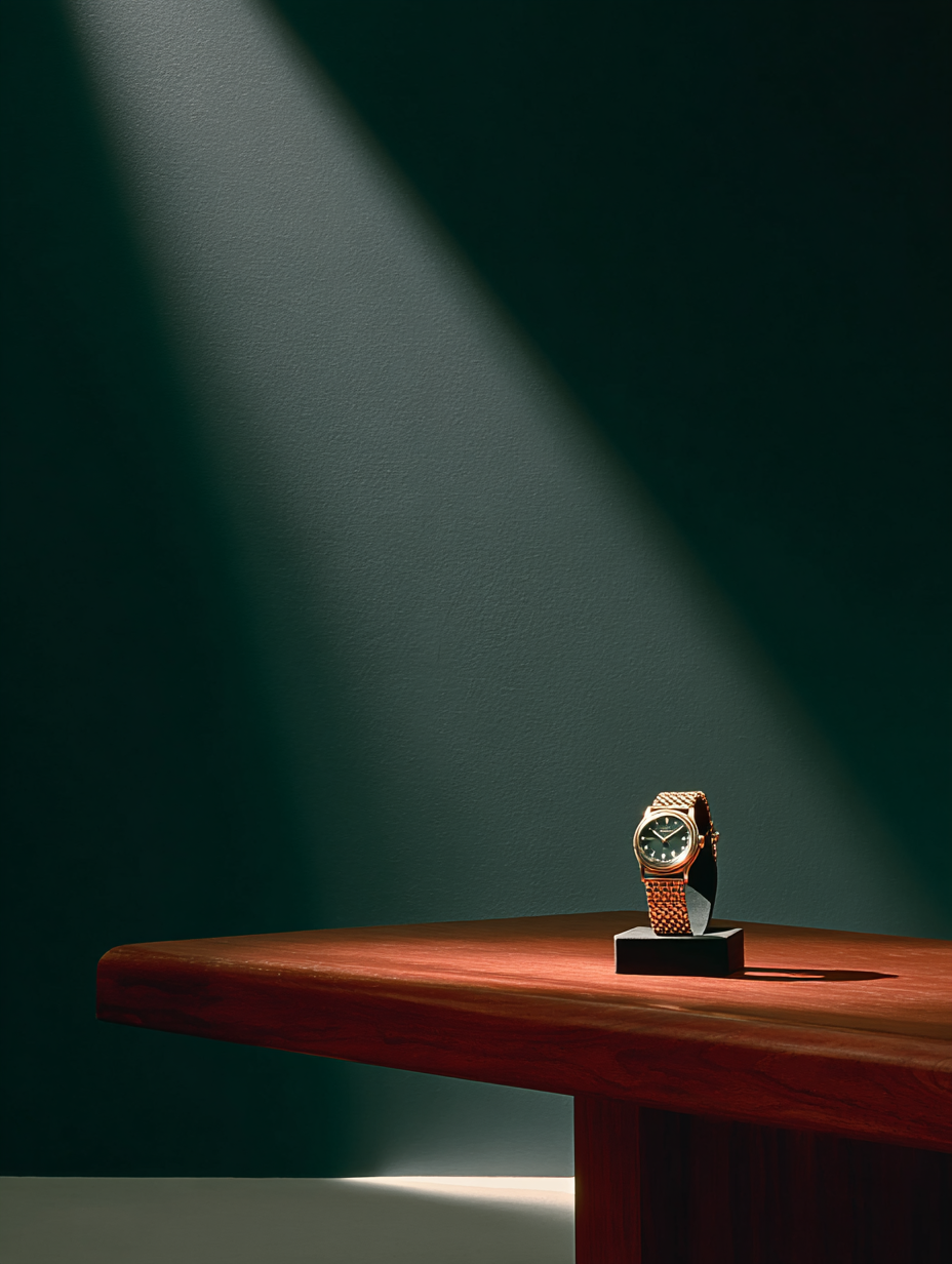 Watch Display – AI Lighting Composition