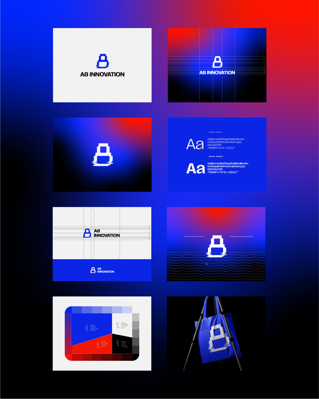 Modern A and 8 Monogram Logo for Business Consulting