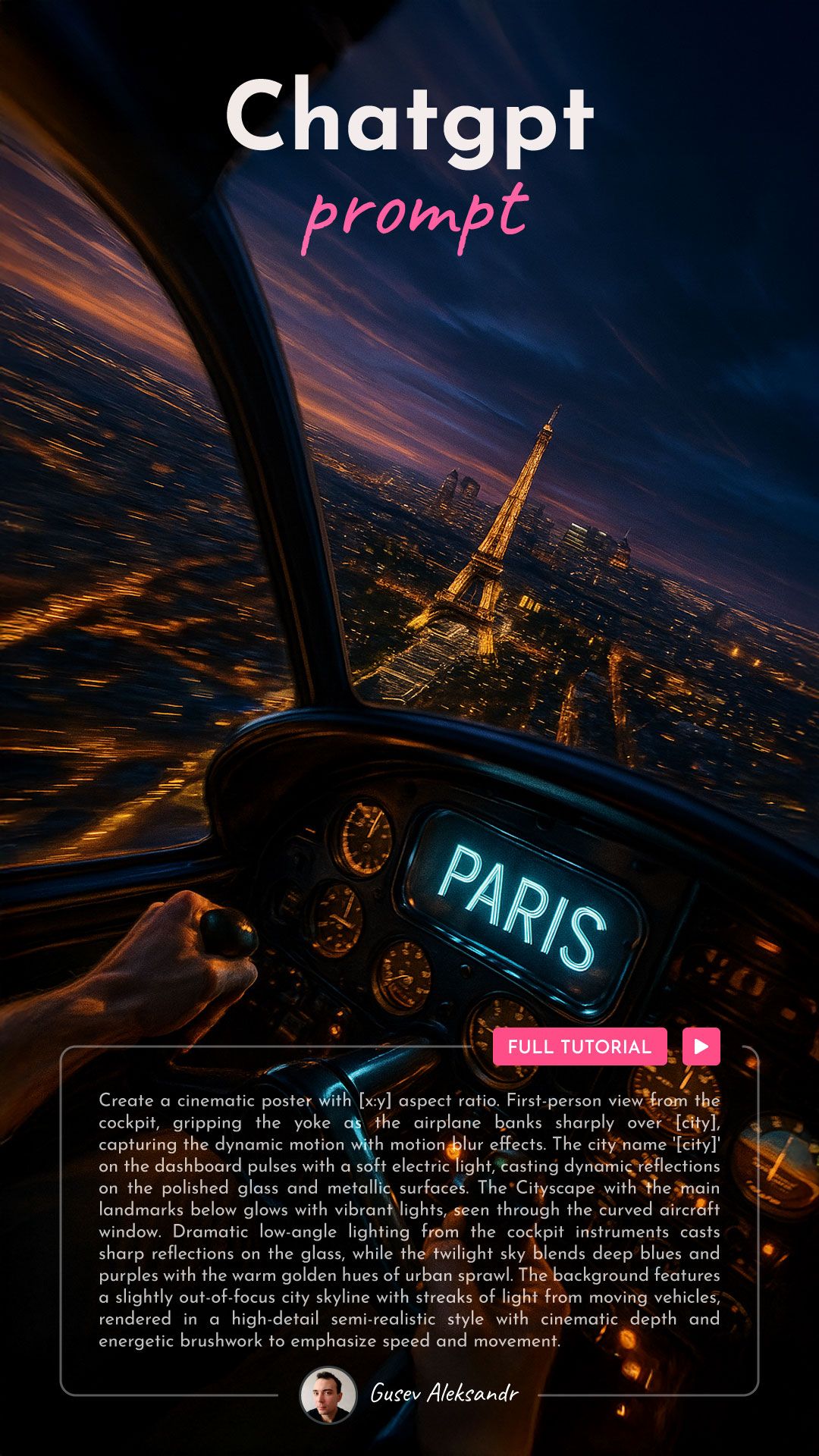 Mesmerizing Flight Over the City | ChatGPT