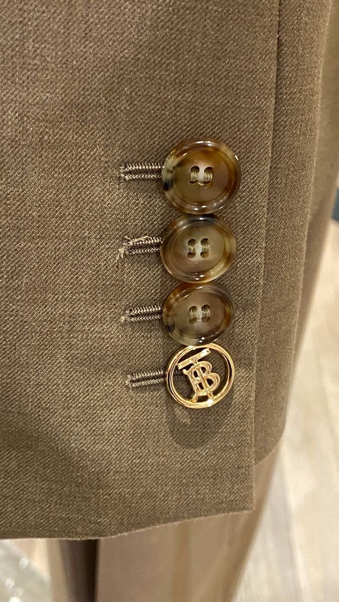 Burberry jacket detail