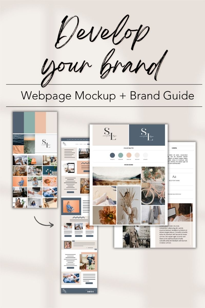 Free Brand Guide Canva Template – Develop Your Brand
