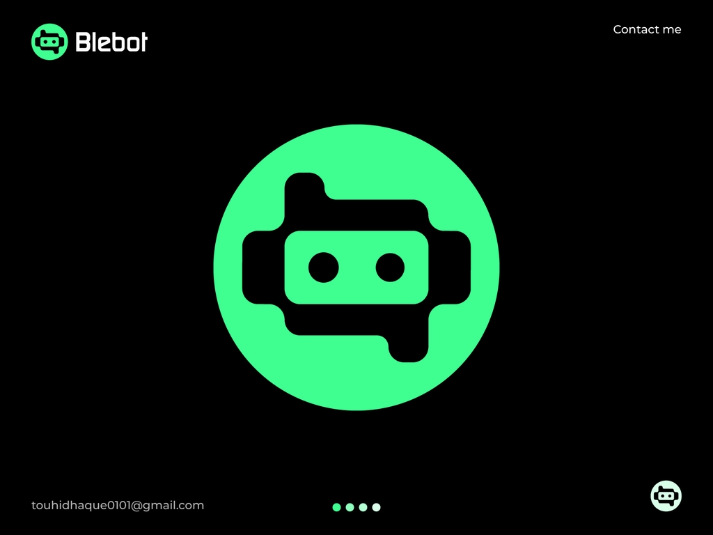 Blebot logo concept