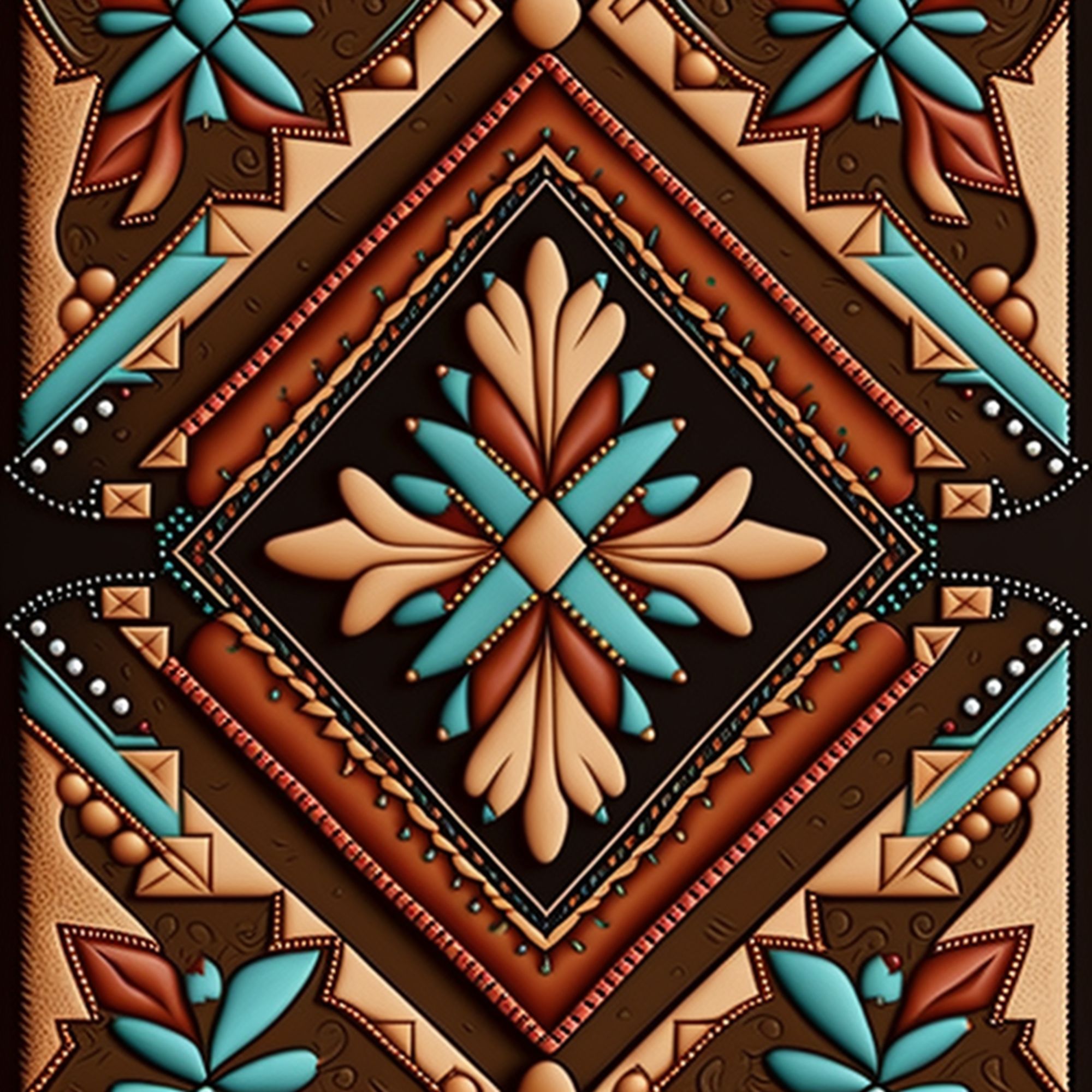 AI Western Motif Pattern
