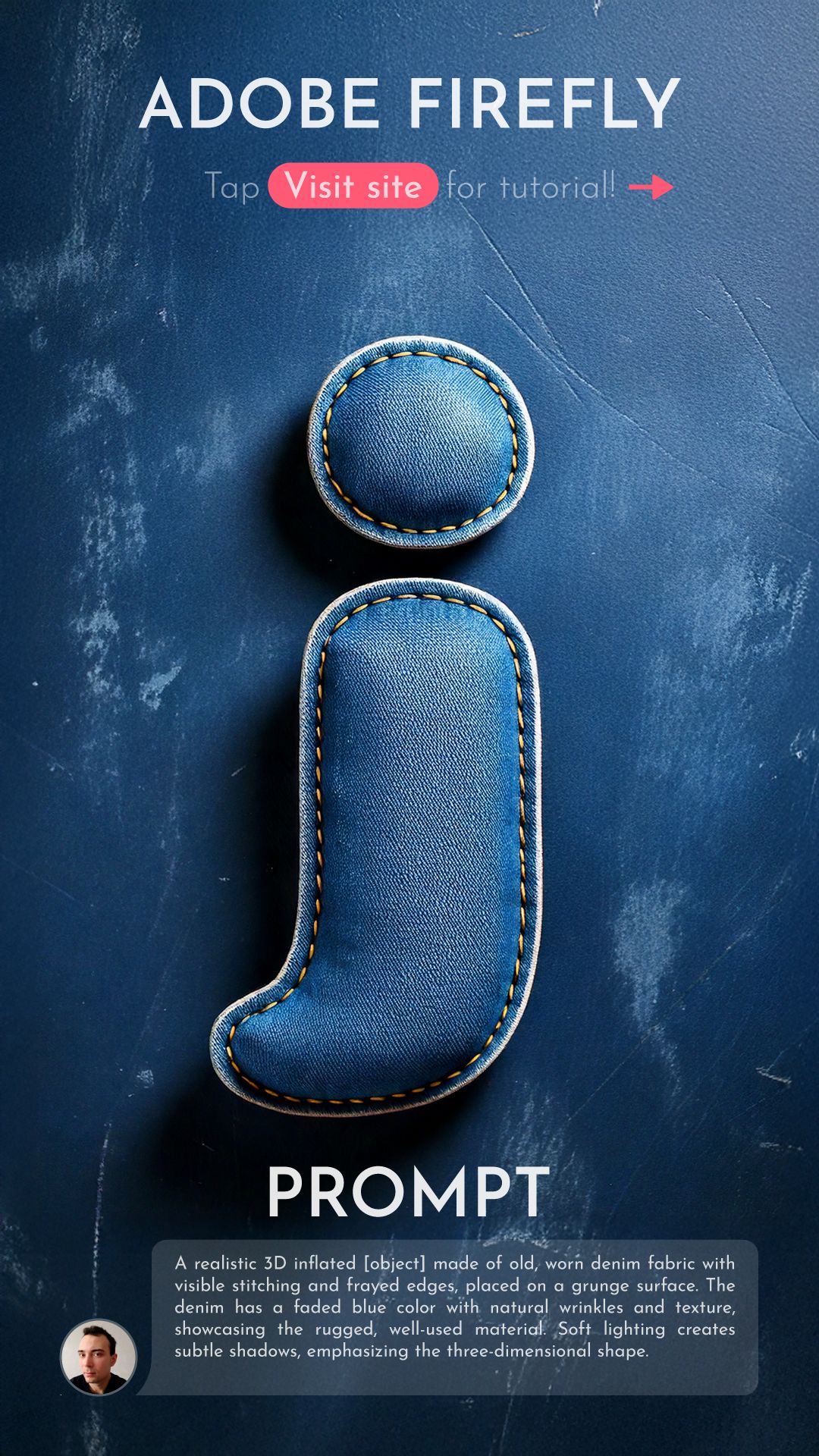 ChatGPT Prompt: Jeans Text Effect