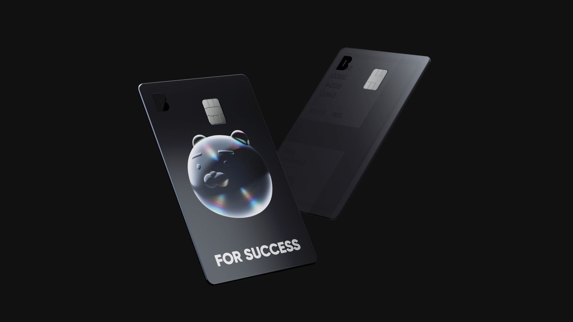 Kakaobank business card promotion 3D work