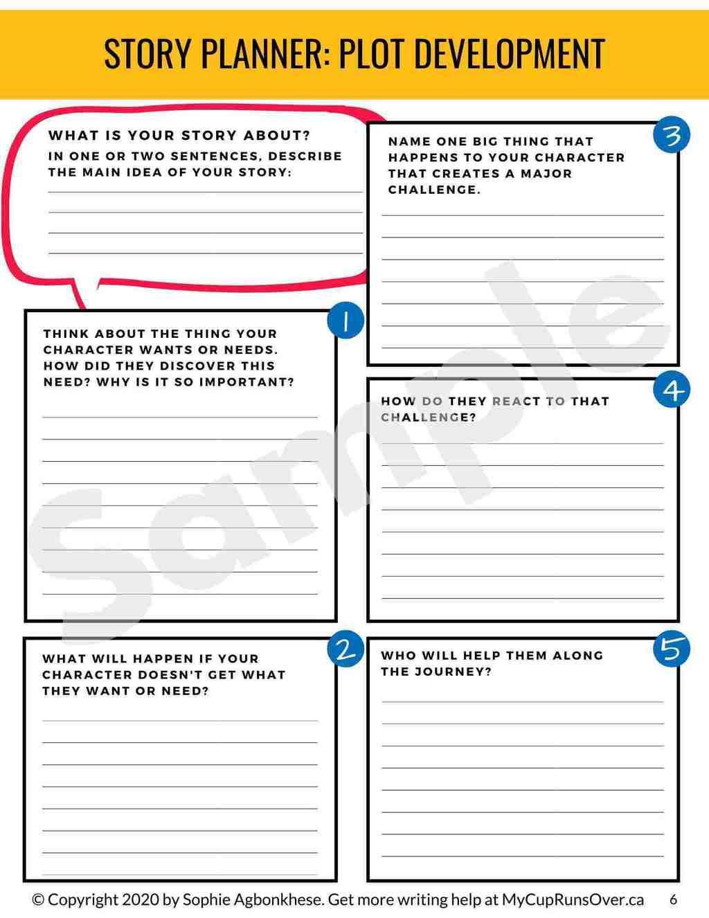 How to Plan a Short Story: Free Story Planner Template