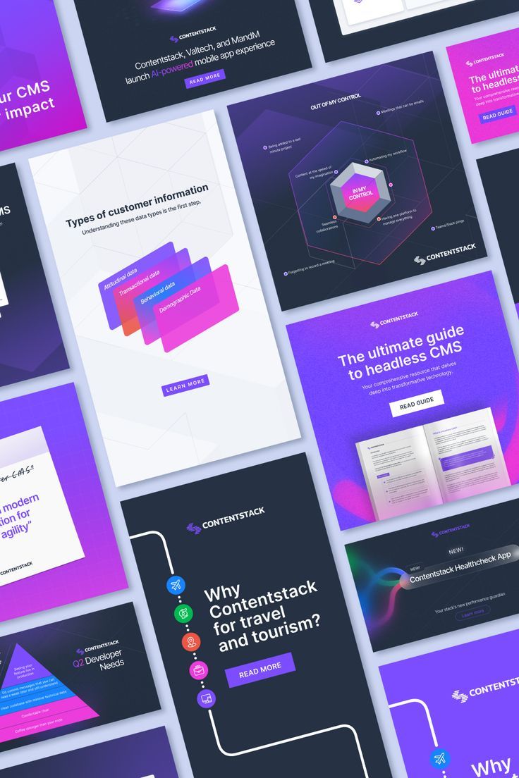 Contentstack Social Media Design