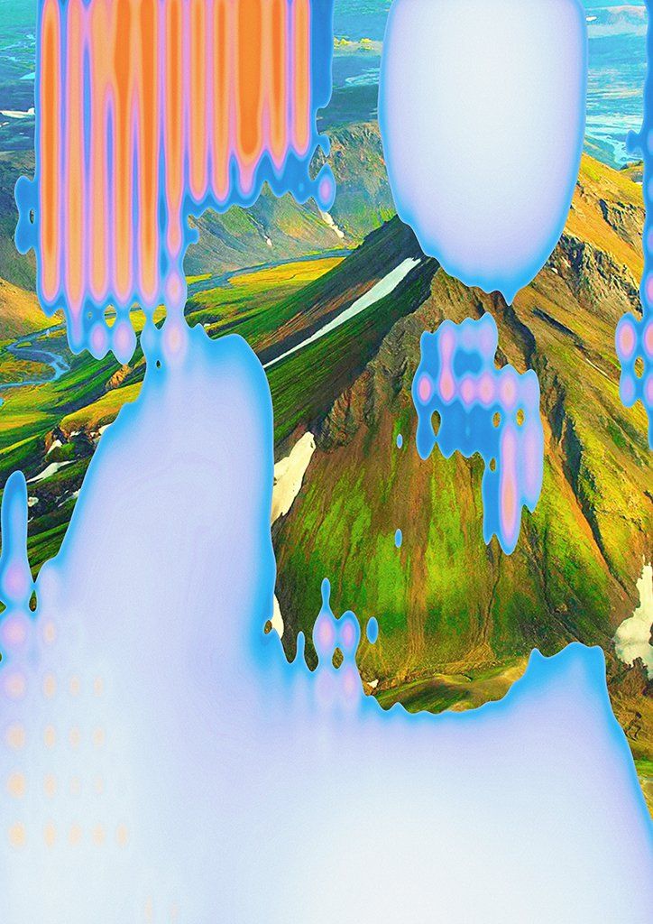 Abstract and intense graphic design by Hagihara Takuya