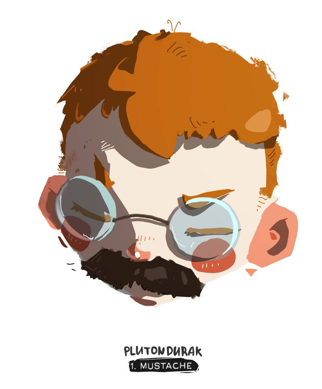 Inktober 2025, mustache
