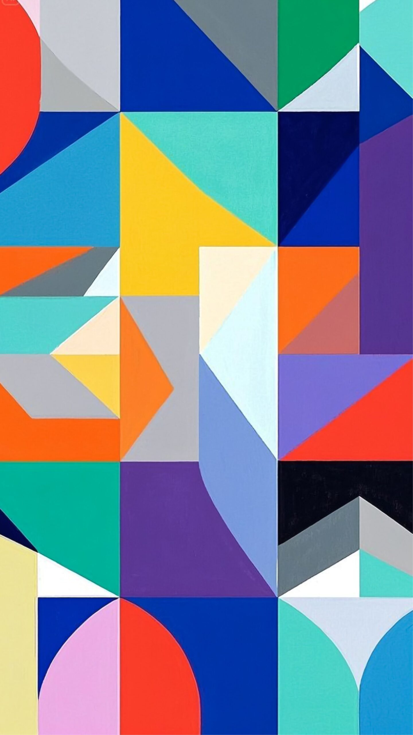 Modern Geometric Pattern – Clean Mobile Background Design