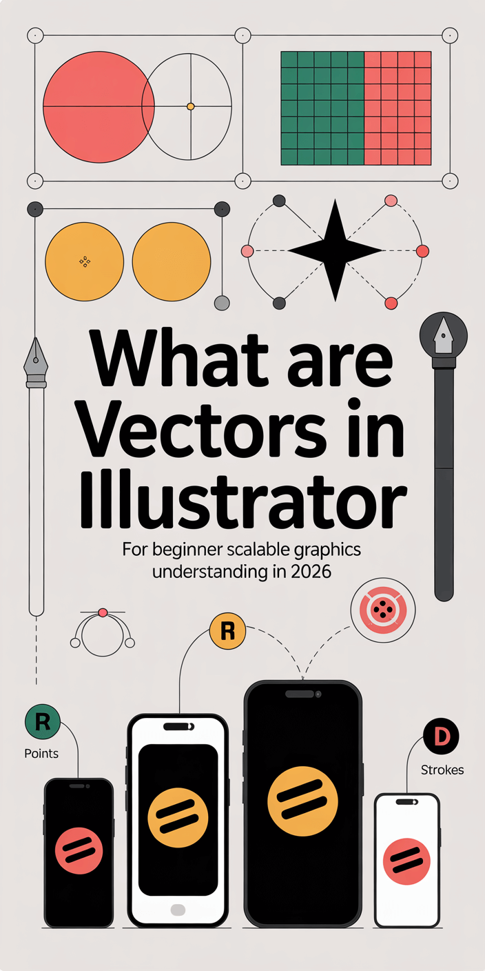 What Are Vectors in Illustrator for Beginner Scalable Graphics Understanding in 2026