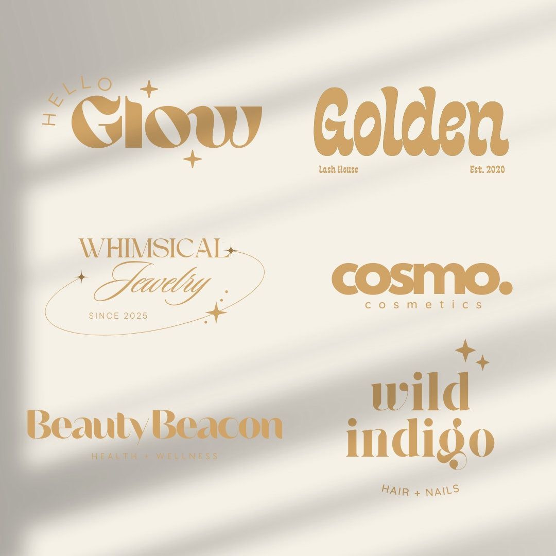 Elegant Beauty & Cosmetics Logo Bundle