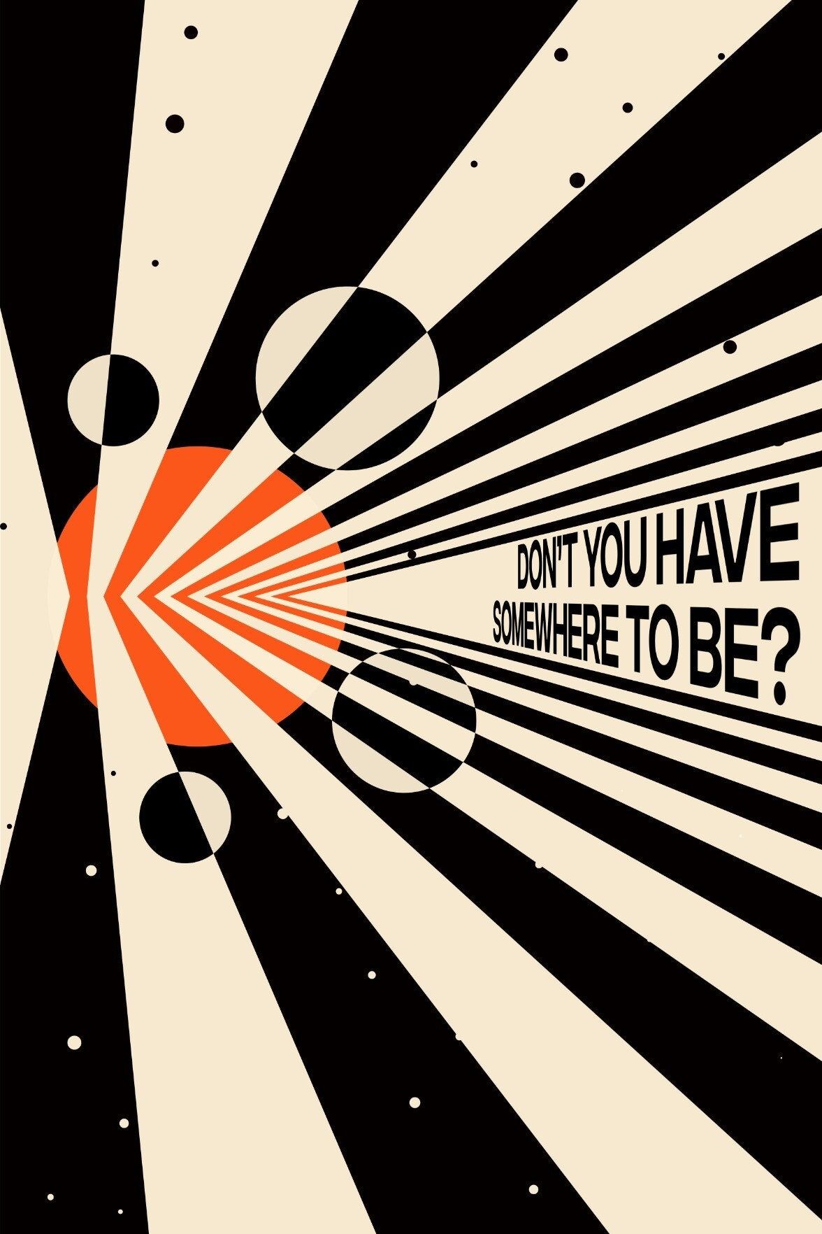 Vous n’avez pas où aller ? – Impression rétro science-fiction voyage spatial