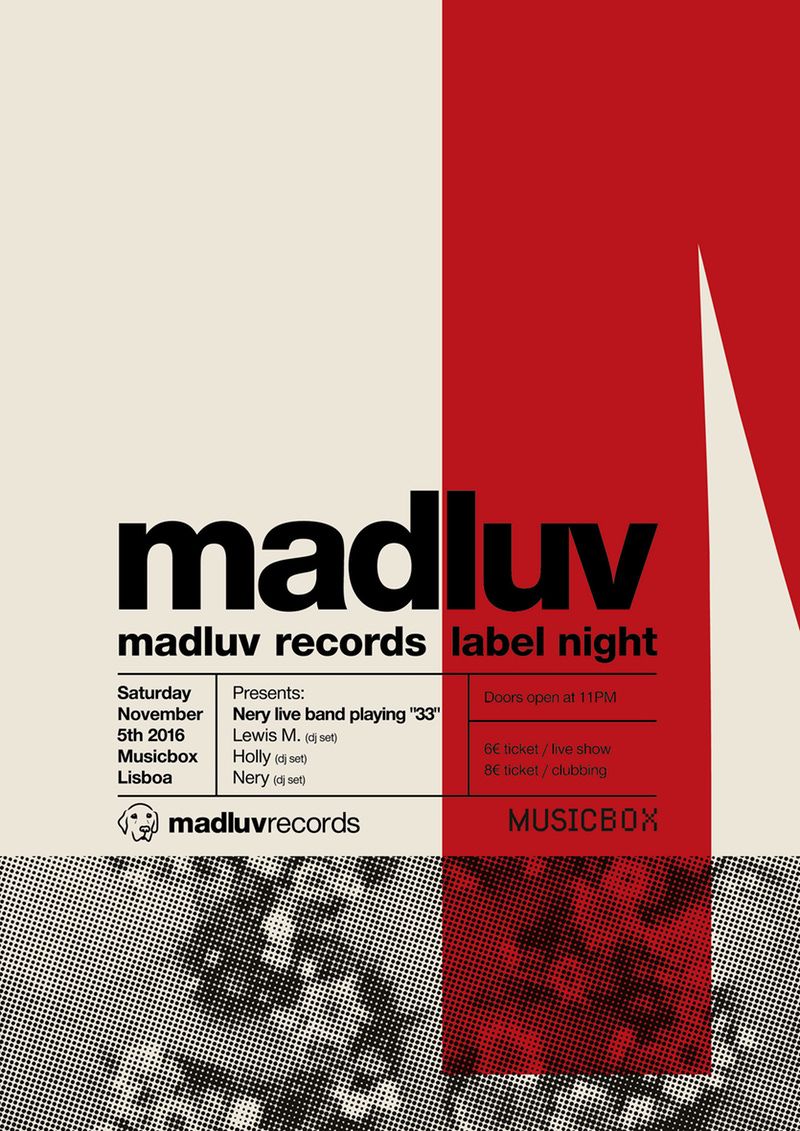 “Madluv”, 2016, by adília lima – typo/graphic posters