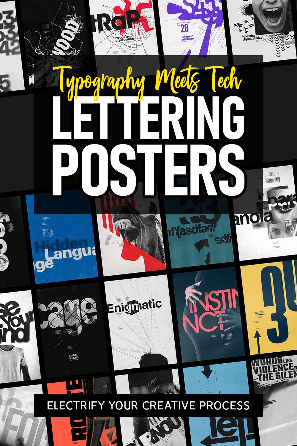 Typography Meets Tech: 25 Futuristic Poster Designs to Study