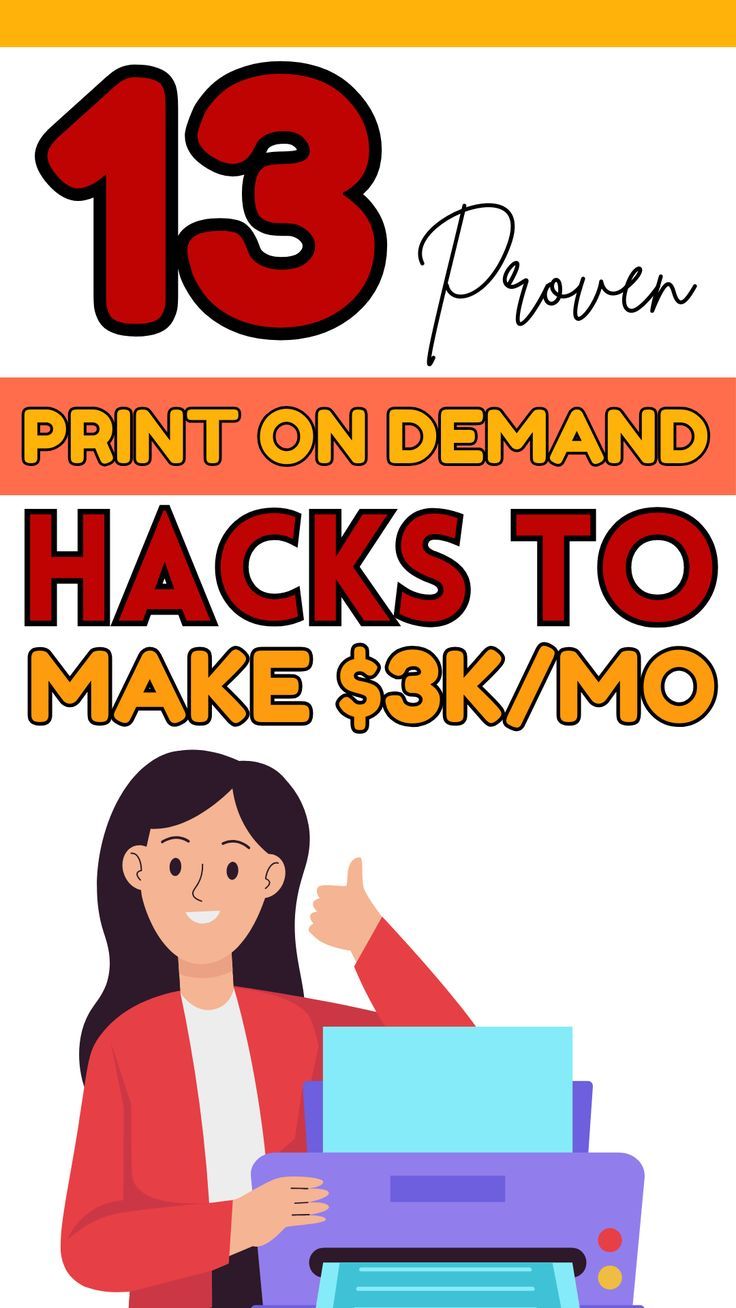 13 Steps to Make K/Month With Print on Demand