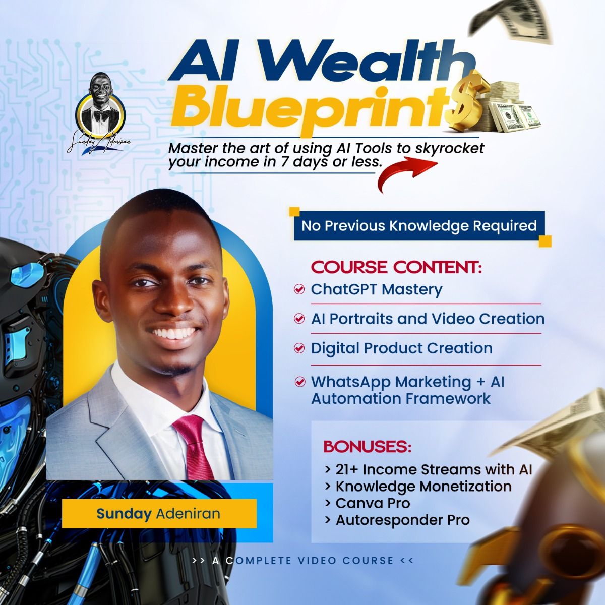 AI Course Business Flyer