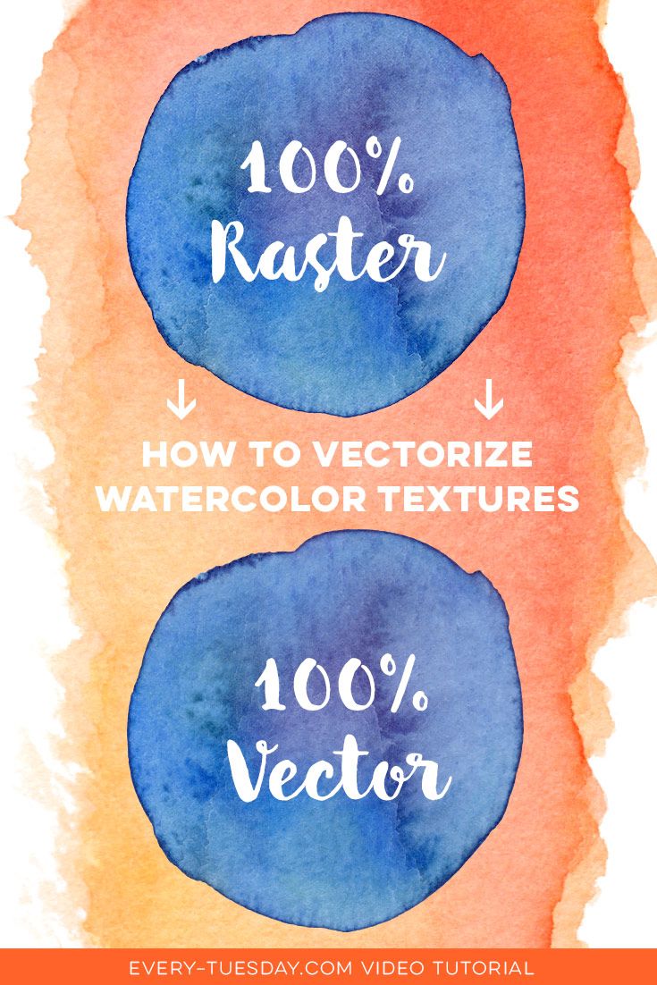 How to Vectorize Watercolor Textures