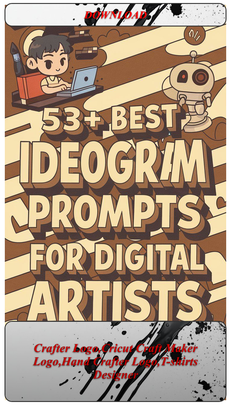 Crafter Logo,Cricut Craft Maker Logo,Hand Crafter Logo,T-shirts Designer