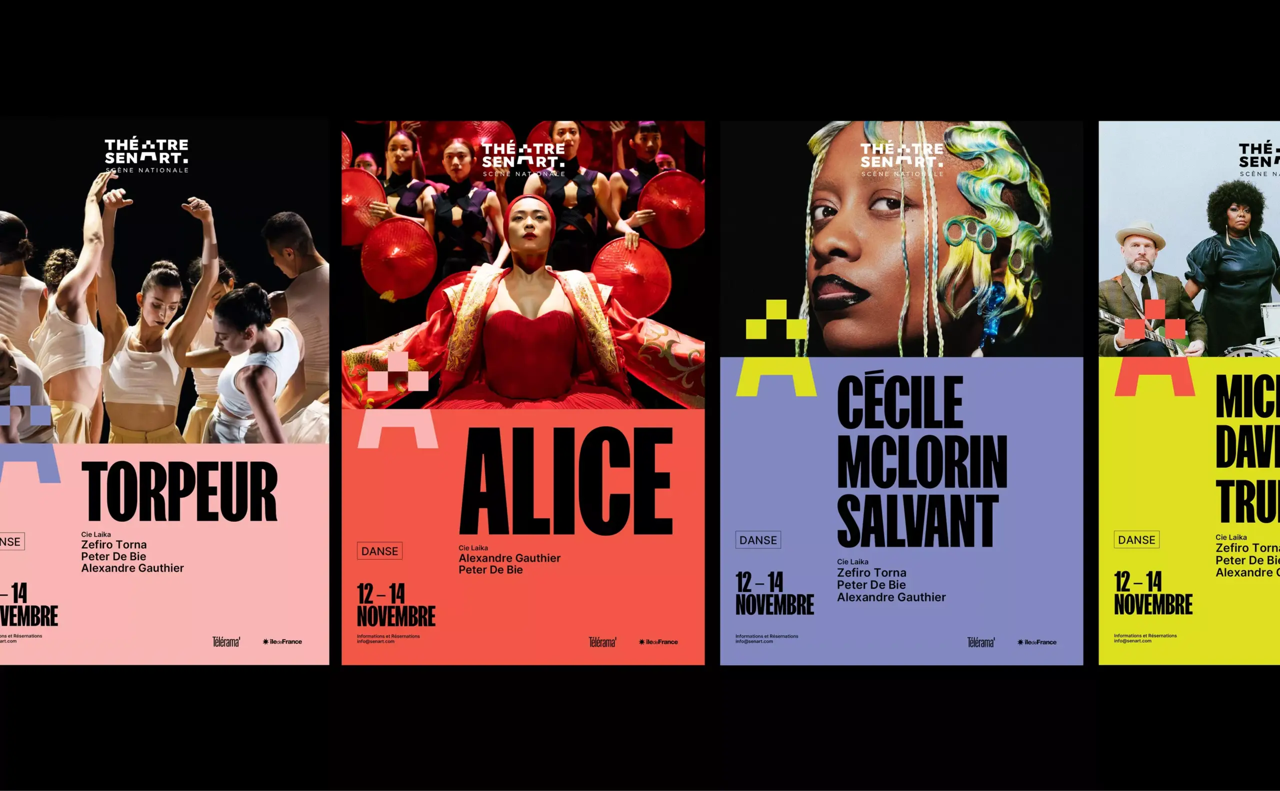 Théâtre-Sénart, Scène Nationale – Visual identity – Graphéine 🟥⬜️