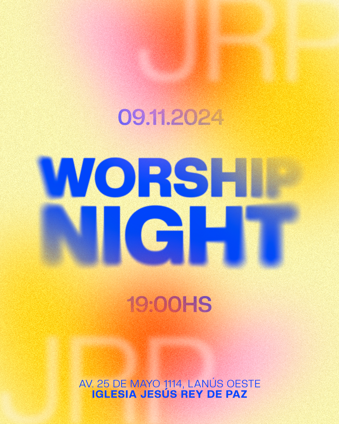 Flyer Worship Night Church