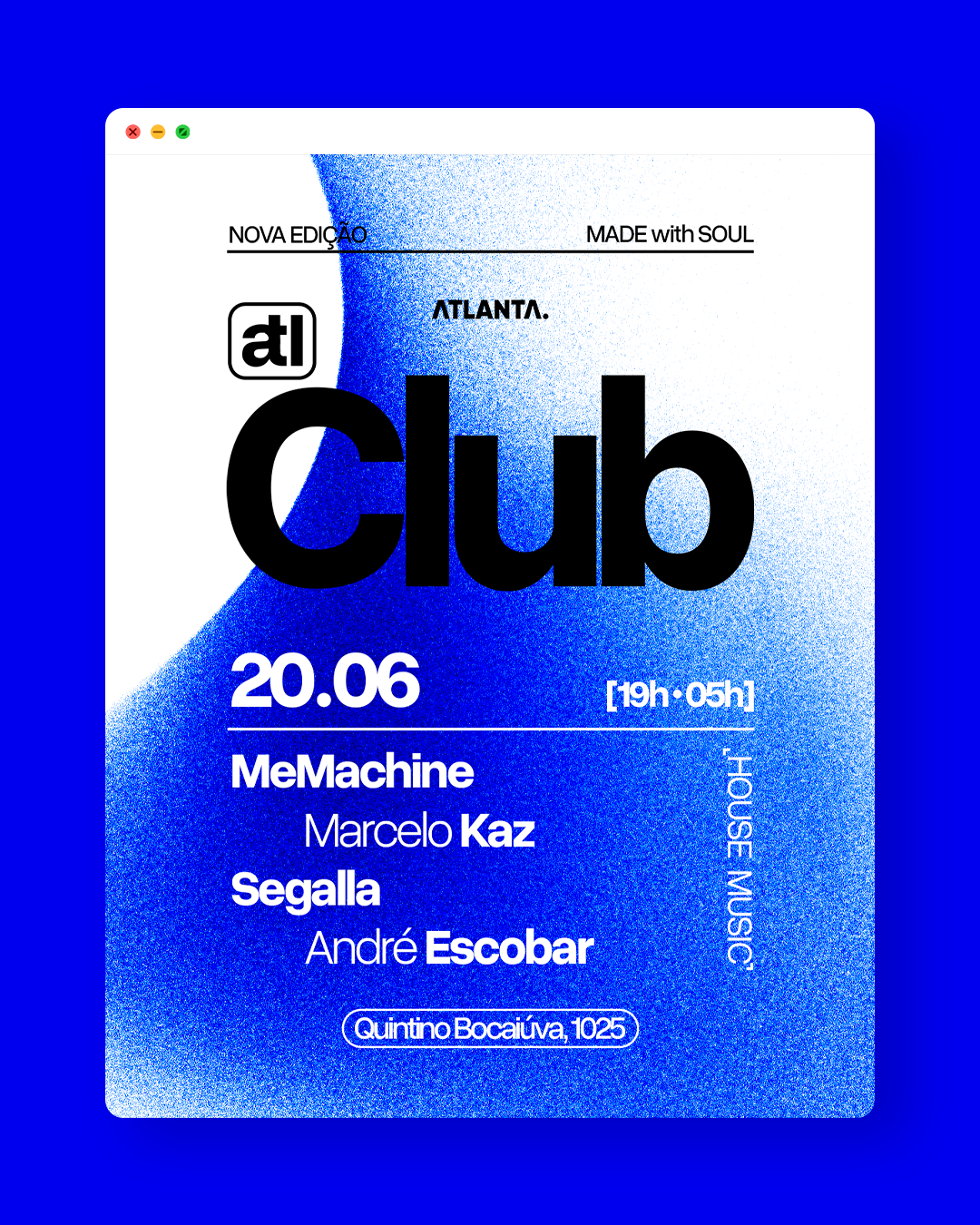 designs para o ATLANTA