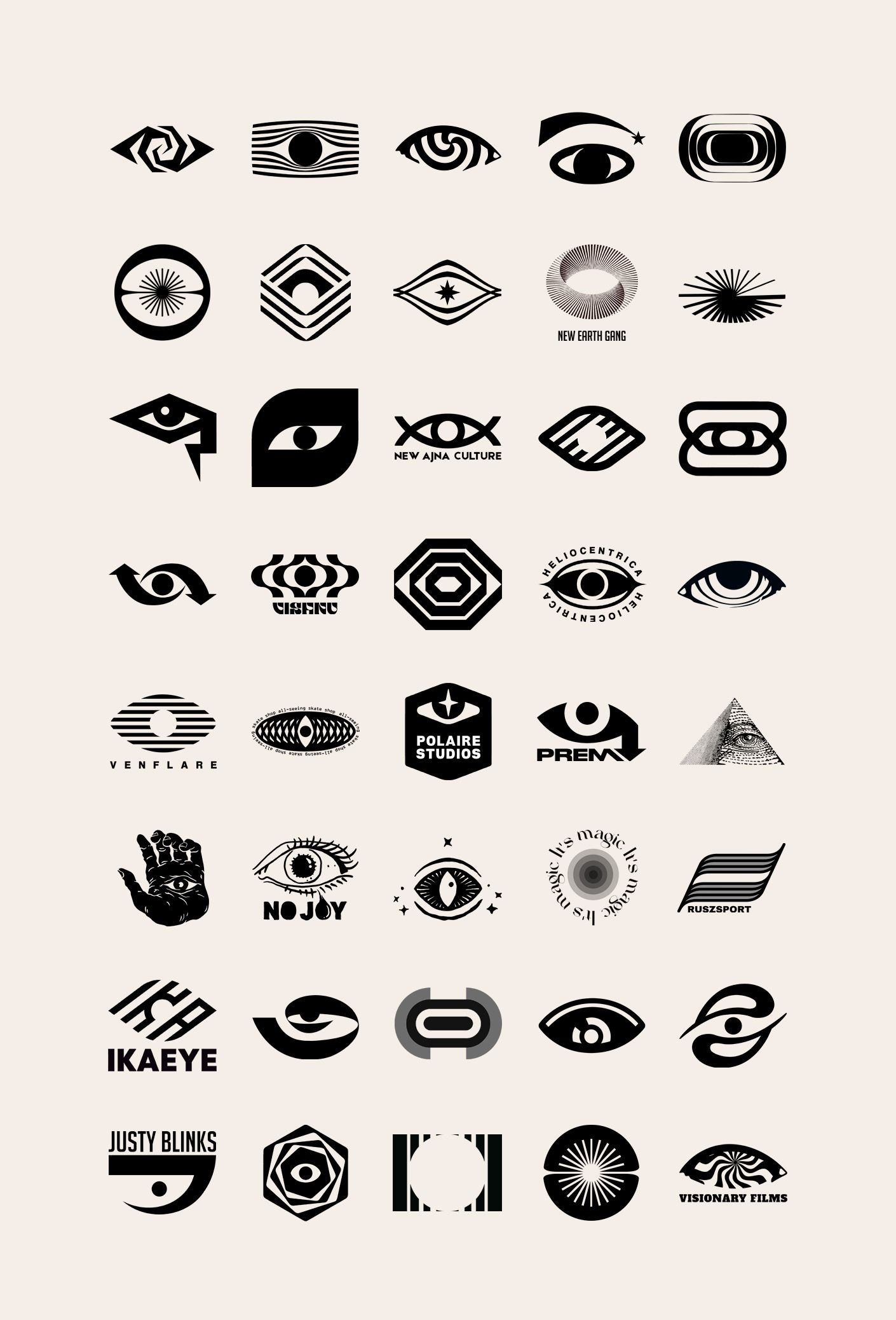 40 EYES LOGOS – Malina Cosmica®