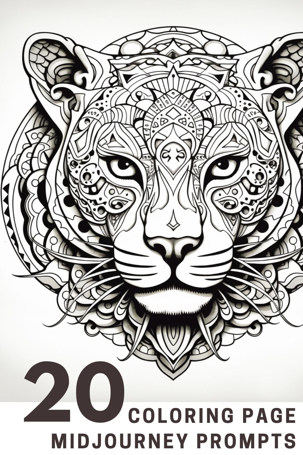 20+ Best Midjourney Prompts to Create Coloring Pages that Sell!