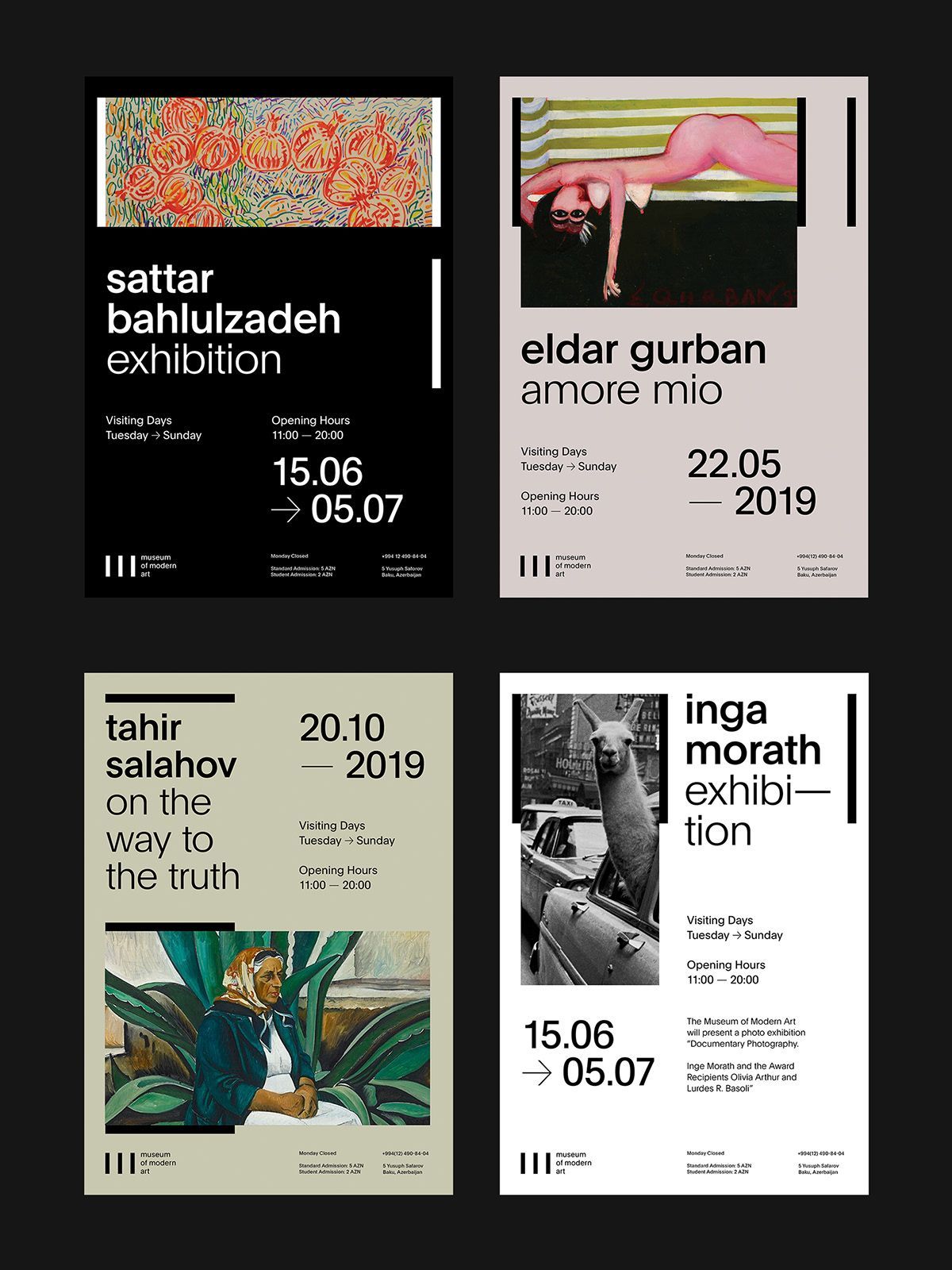 Museum of Modern Art Baku — Visual Identity – Kenan Nasibov