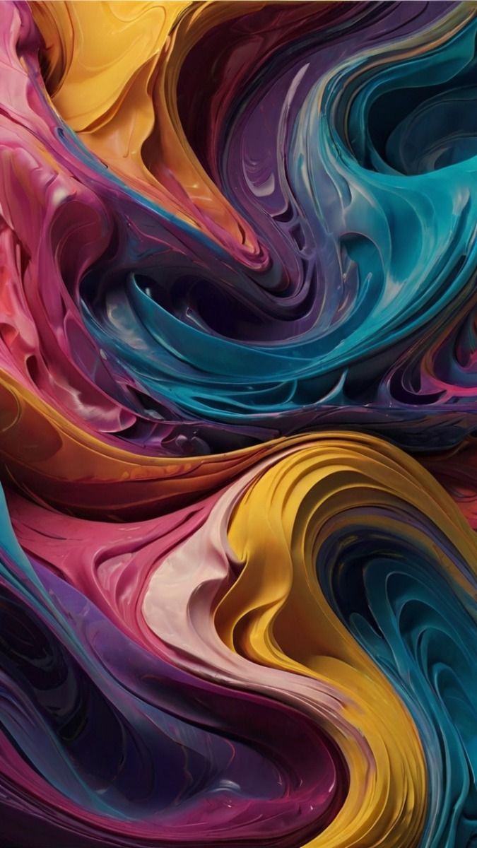 Vibrant Abstract 3D Art