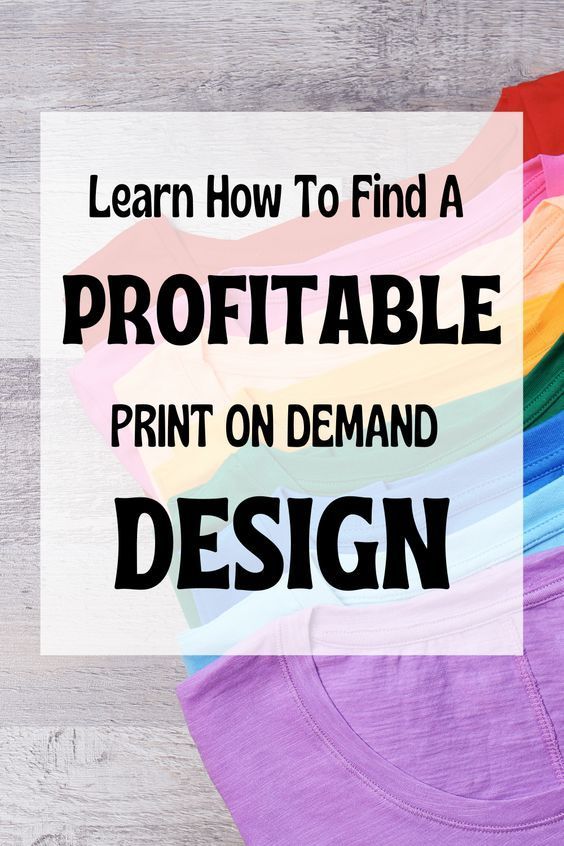 How To Research And Find A Profitable Print On Demand Design T shirt #tshirt t-s