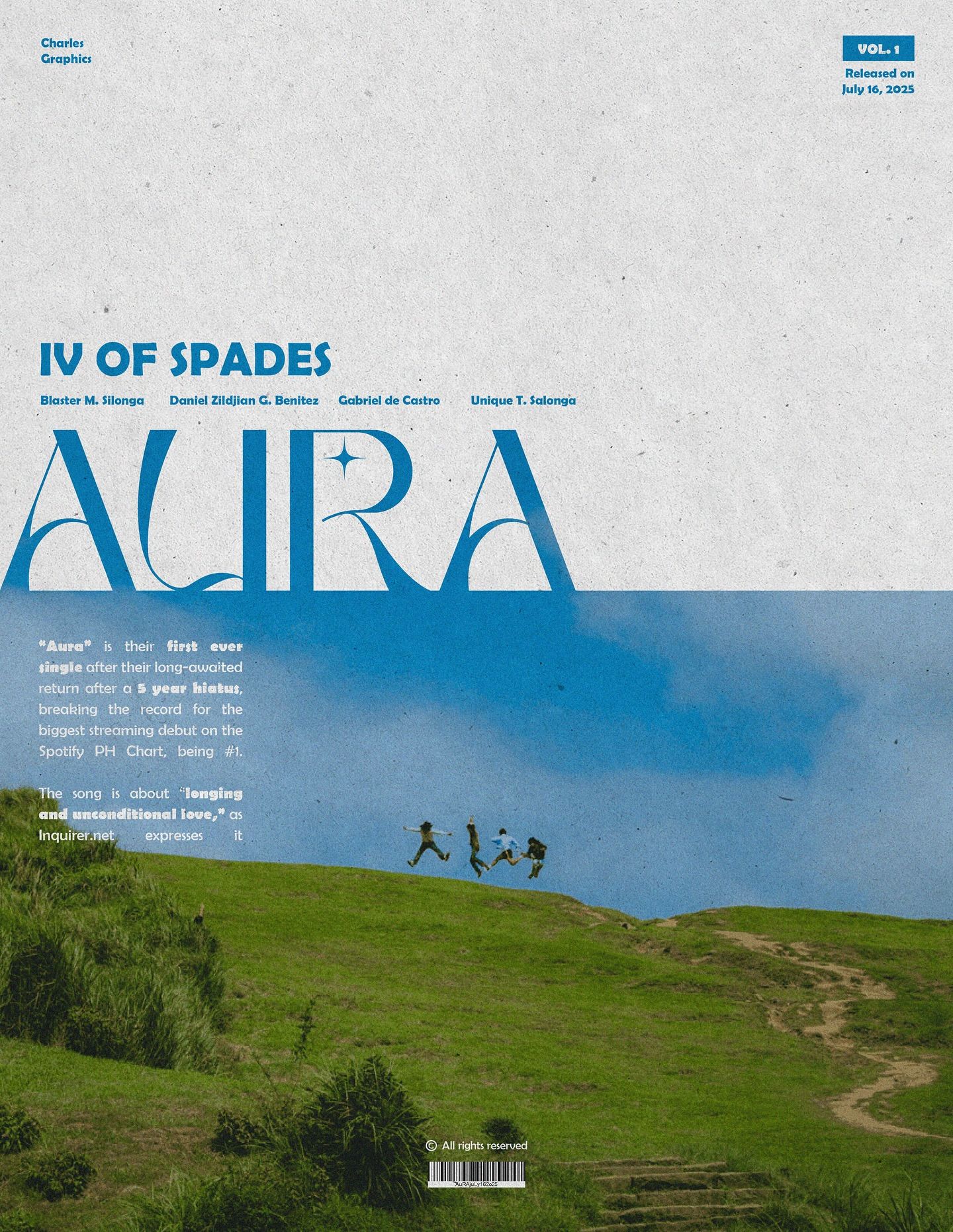 Aura | IV Of Spades – Poster/Cover Design