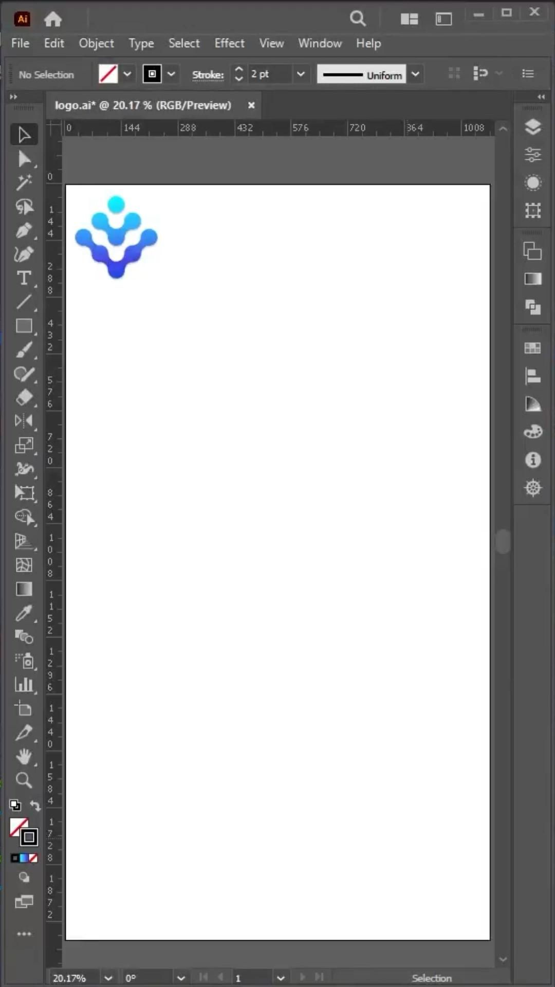 Tech Logo in Illustrator