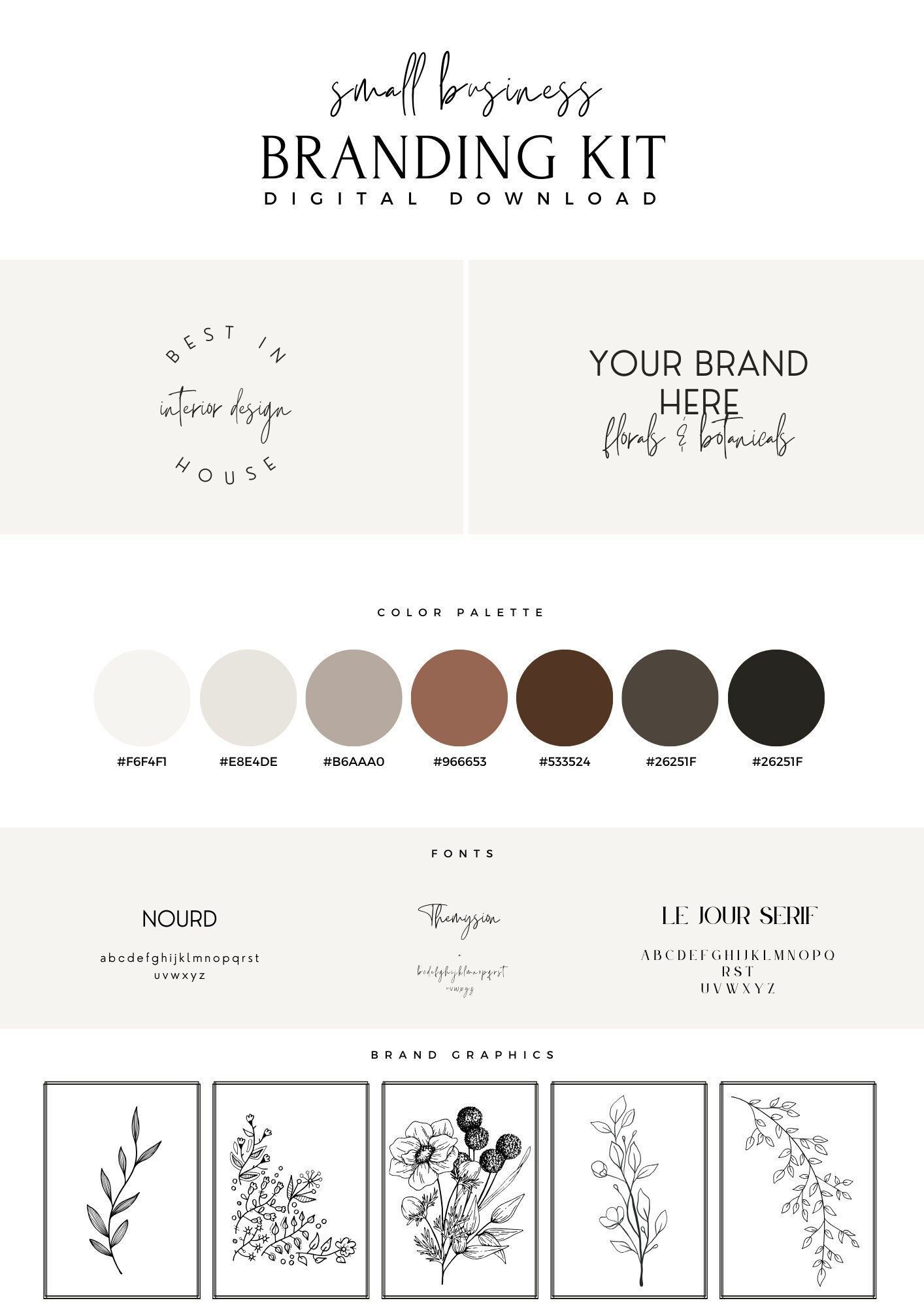 Graphic design resume templates – Branding Kit Branding Guide Brand Template