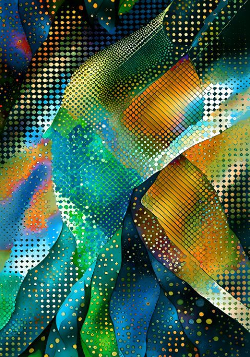 Swirling Geometric Patterns – Grace- Marie Unique Art