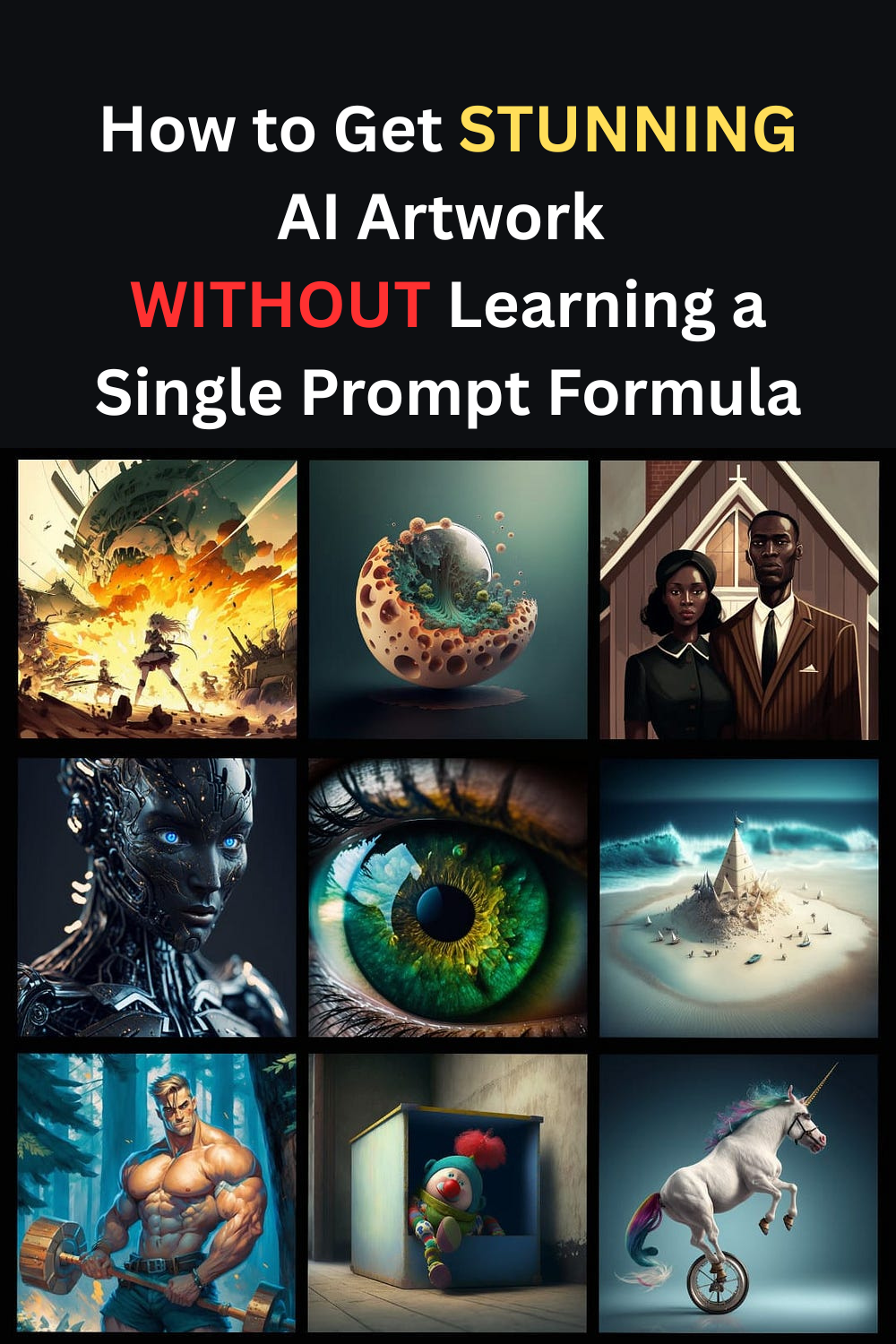 Creating Stunning AI Art Without Using Prompts for Unique Pinterest Pins