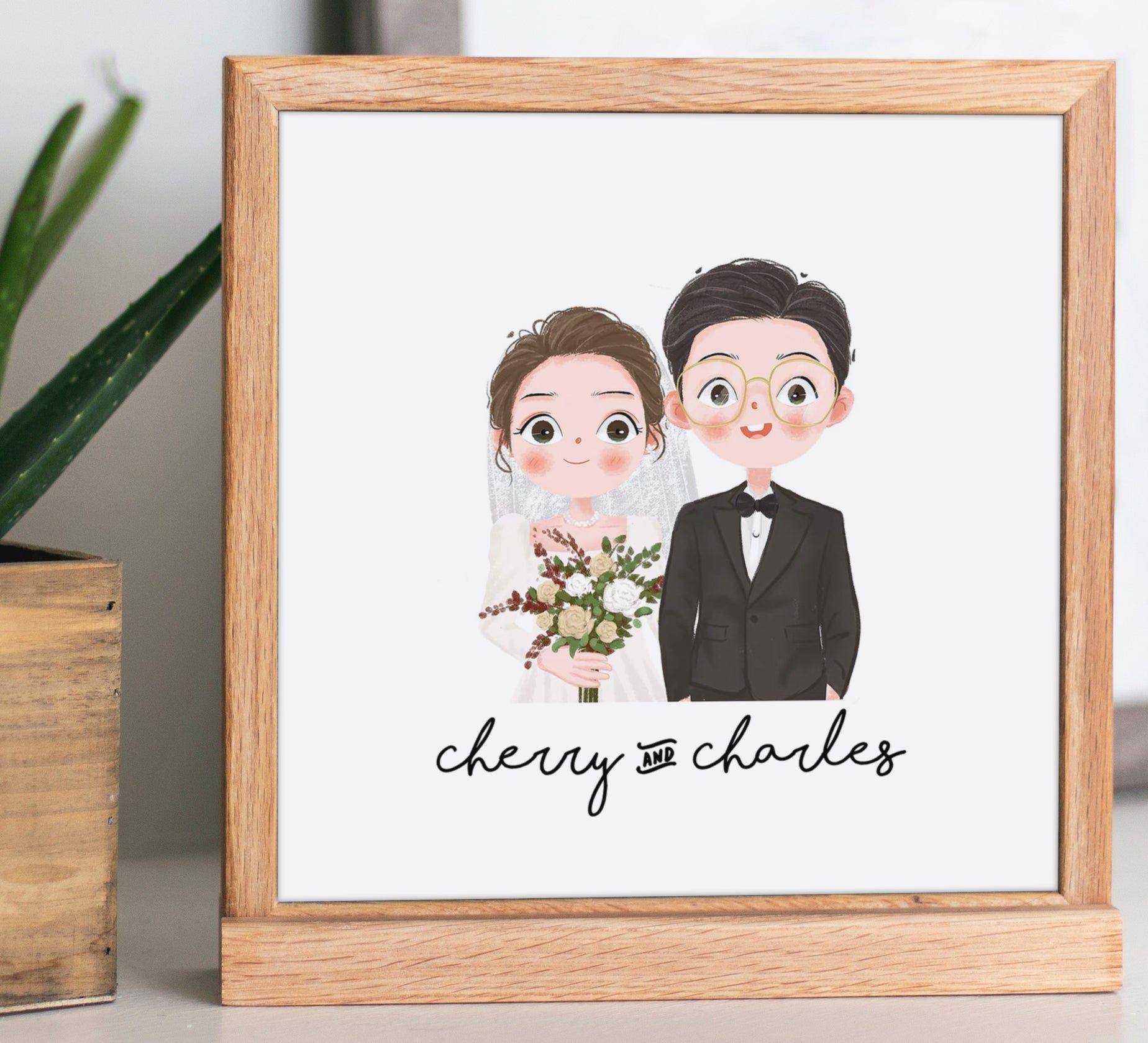 Create Your Custom Wedding Portrait Caricature Today!