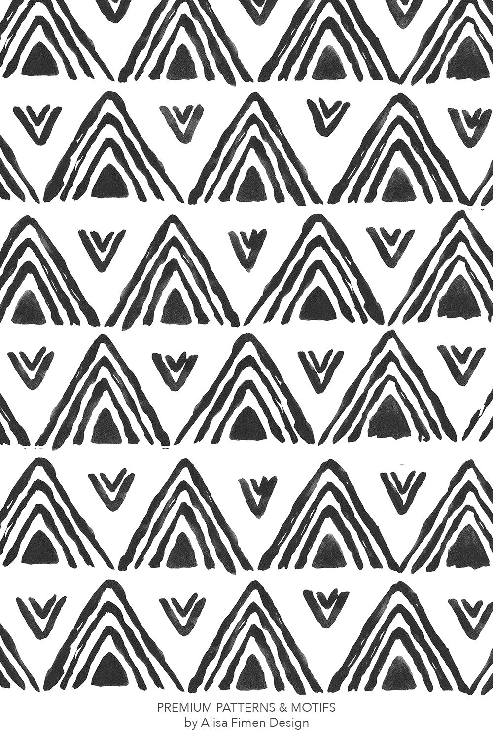 «Boho & Ethnic Collection» – Seamless Patterns for Textile & Wallpaper by Alisa Fimen Design