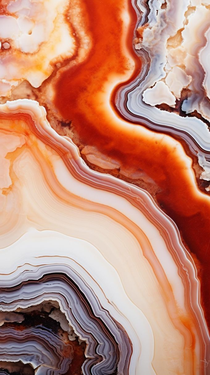 4K Agate, Malachite & Amethyst Wallpapers