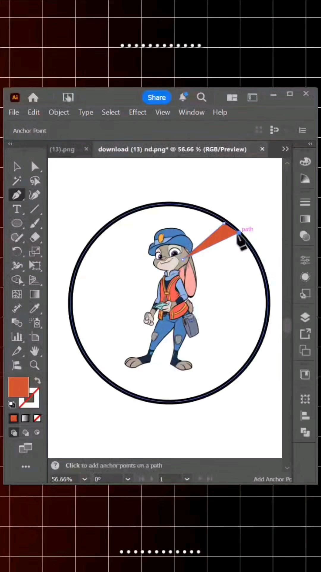 Sunburst Background Design in Adobe Illustrator