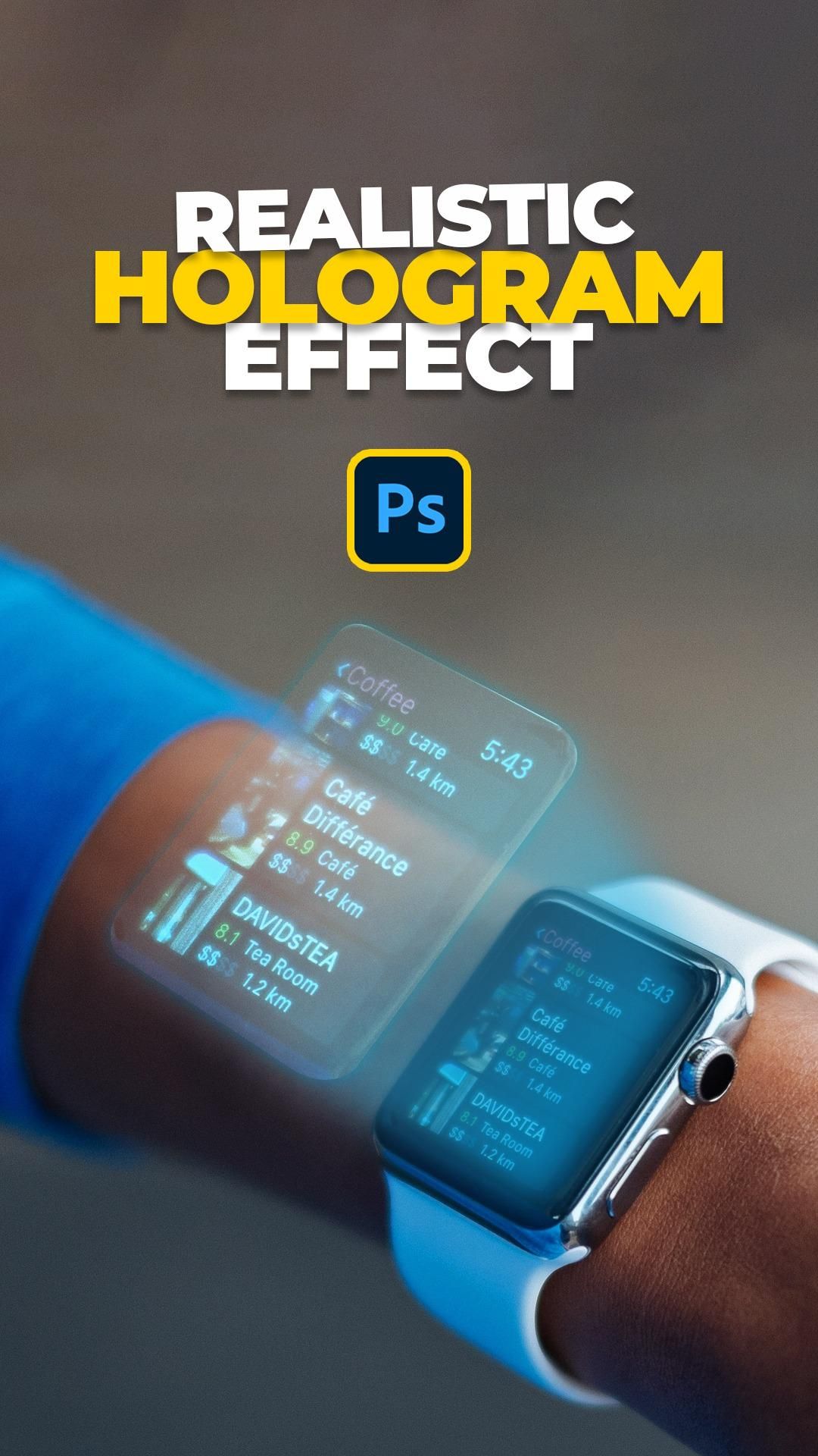 Hologram Effect in Photoshop