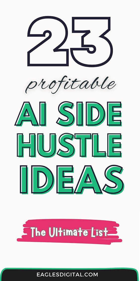 23 Best AI Side Hustle Ideas to Make Money Online