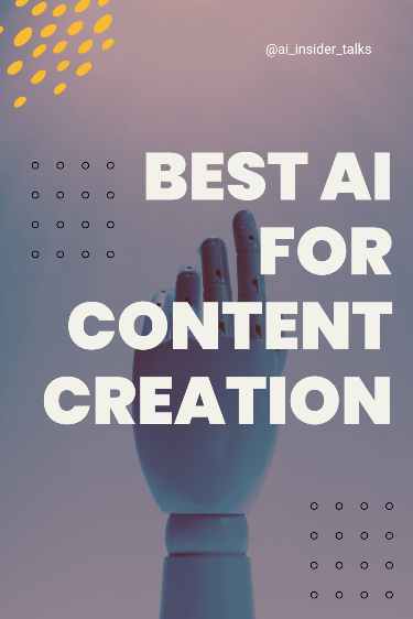 Best ai tool for content creation