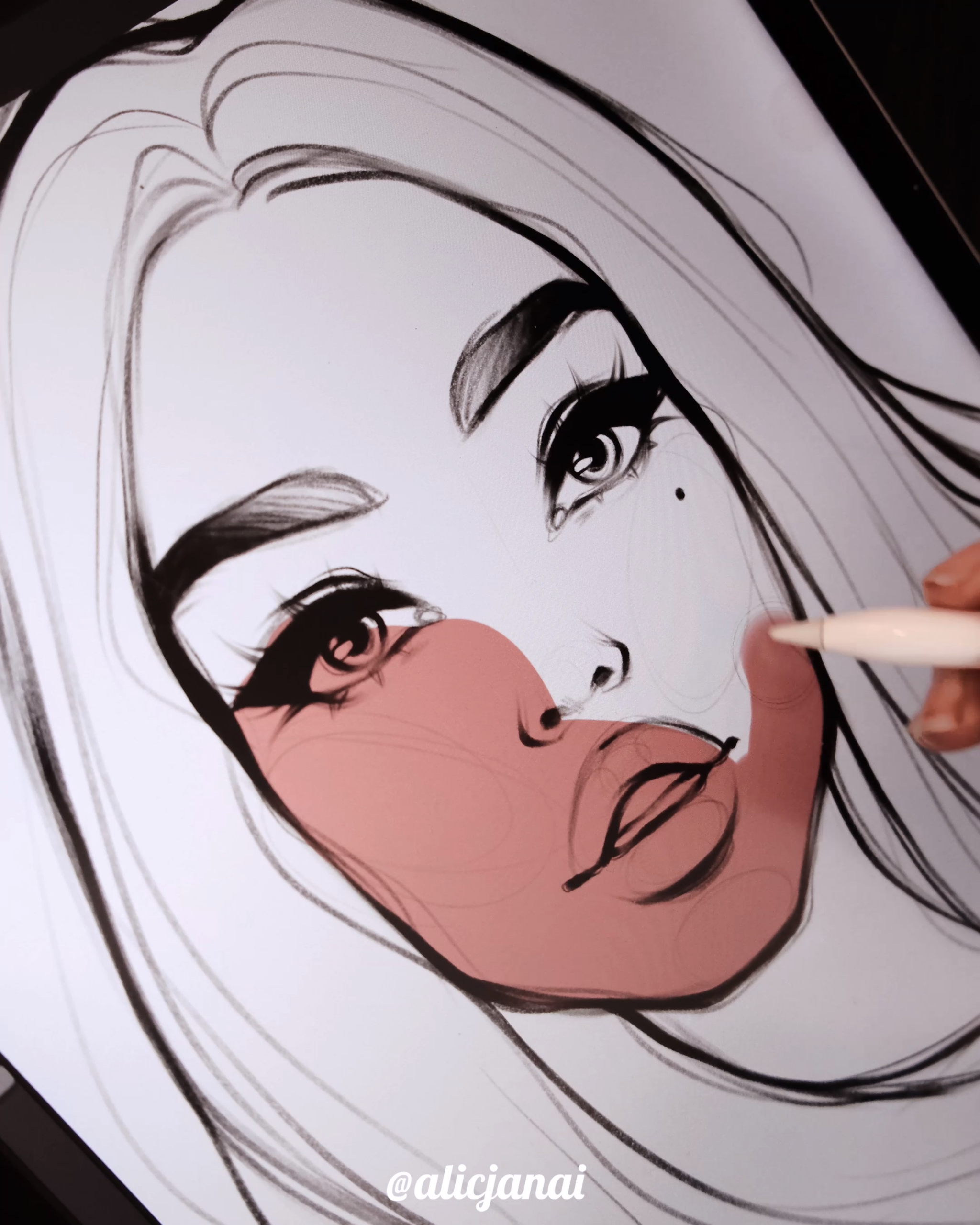 Coloring Process Video ASMR by AlicjaNai