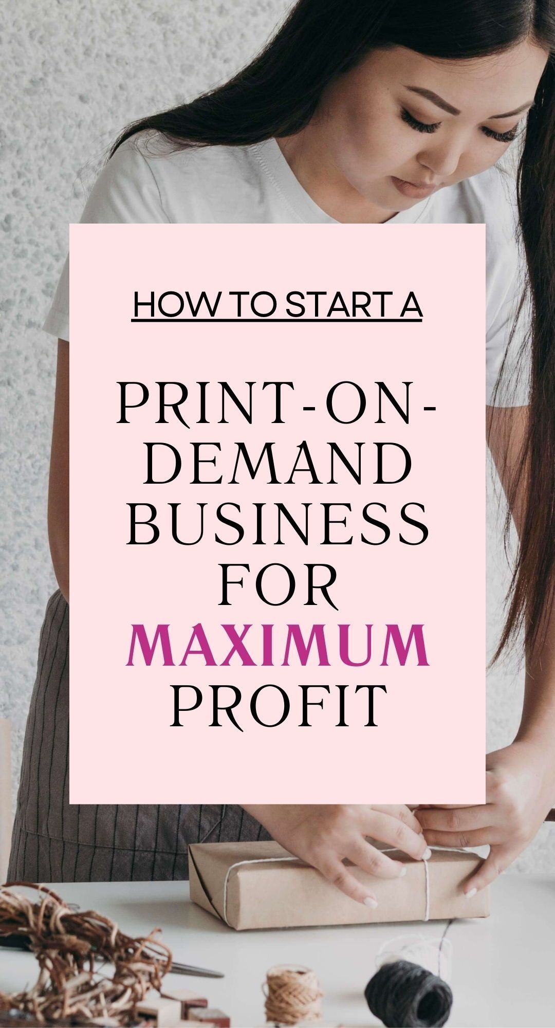 How to start A PRINT ON DEMAND BUSINESS WITH PRINTIFY