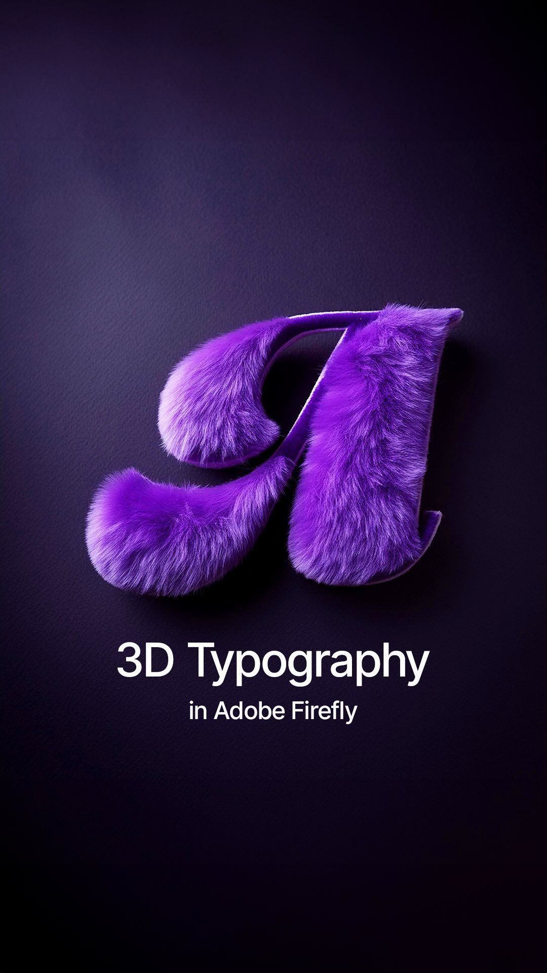 Create hyper-realistic 3D typography with Firefly!