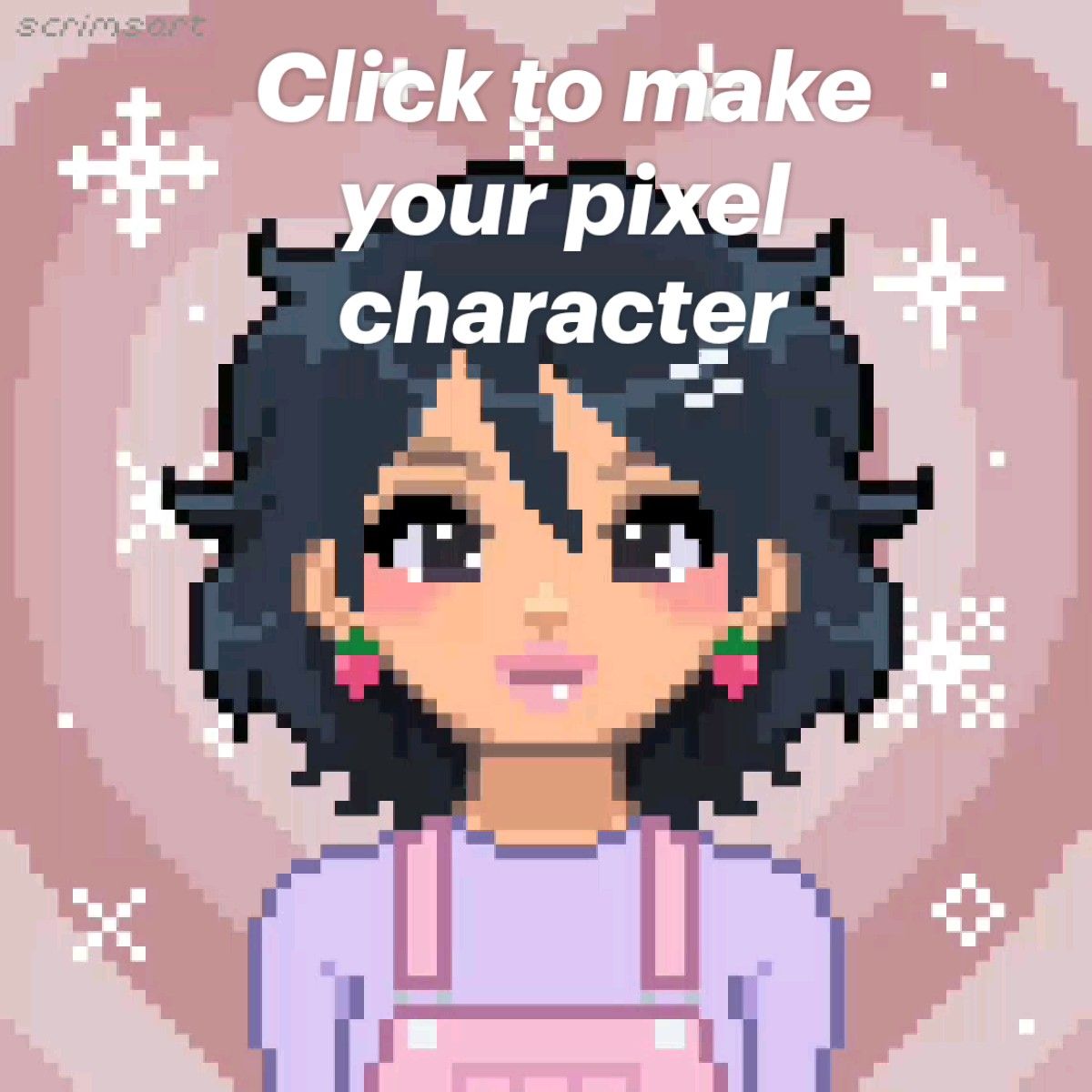 Click to make your pixel character