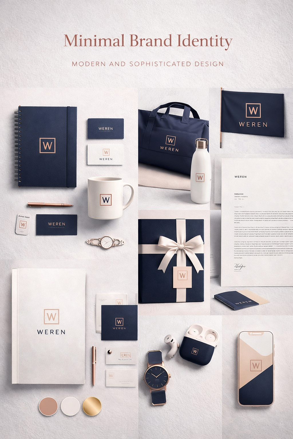 Minimal Brand Identity for Modern & Sophisticated Brands