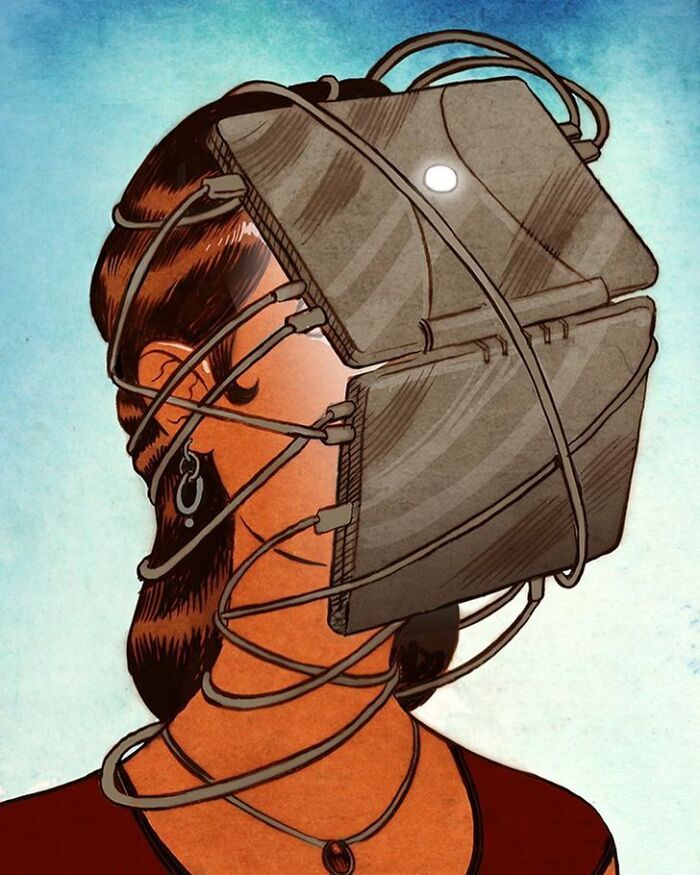 20 Times This Artist Created Illustrations About Social Issues And Imperfections Of Modern Life